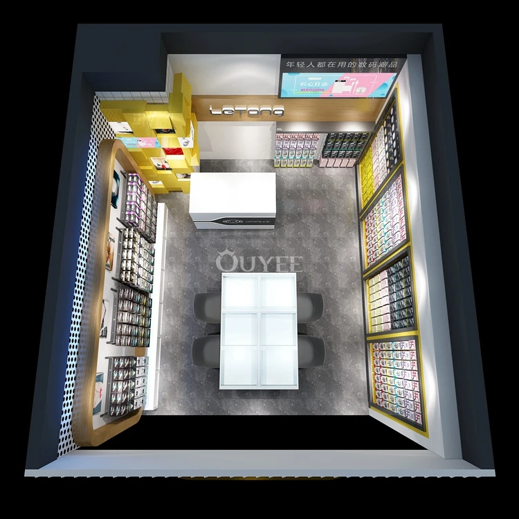 Retail Cell Phone Accessories Display Showcase Electronics Mobile Phone