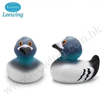 Jouet éducatif En Plastique Pvc Sans Phtalate Grinçant Bébé Bain Jouet Pour Enfants Oiseau Pigeon Personnalisé Logo Imprimé En Caoutchouc Canard Buy