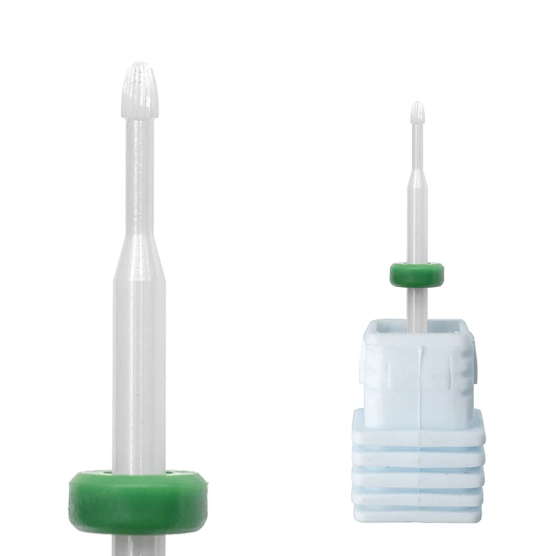 

Cuticle Clean Bit Ceramic Nail Drill Bit 3/32'' Shank Size for E-File