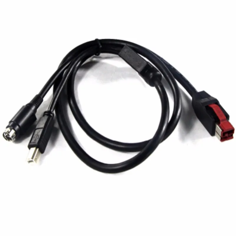 2m 24v Powered Hosiden Usb B Power Usb Cable For Epson Printer Pos