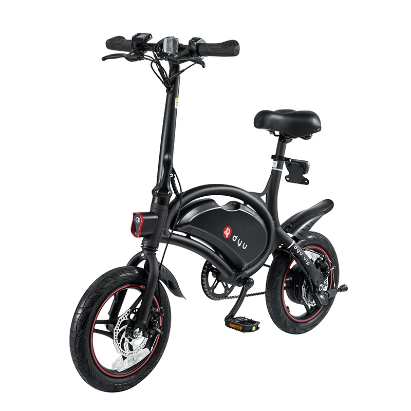

New model 14 inch 250w 36V lithium battery folding city electric bicycle DYU D3+
