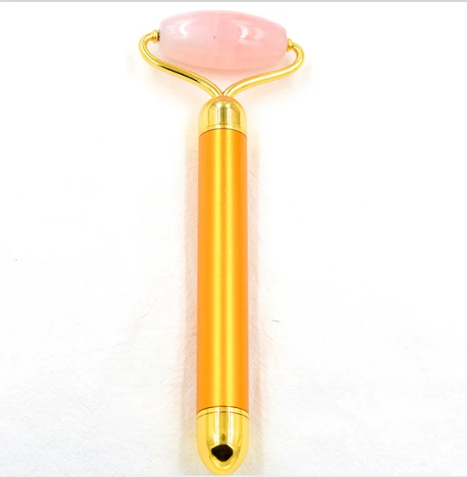 
Popular products electric face lifting V shape skin care beauty massage vibrator tool mini natural jade face massager 
