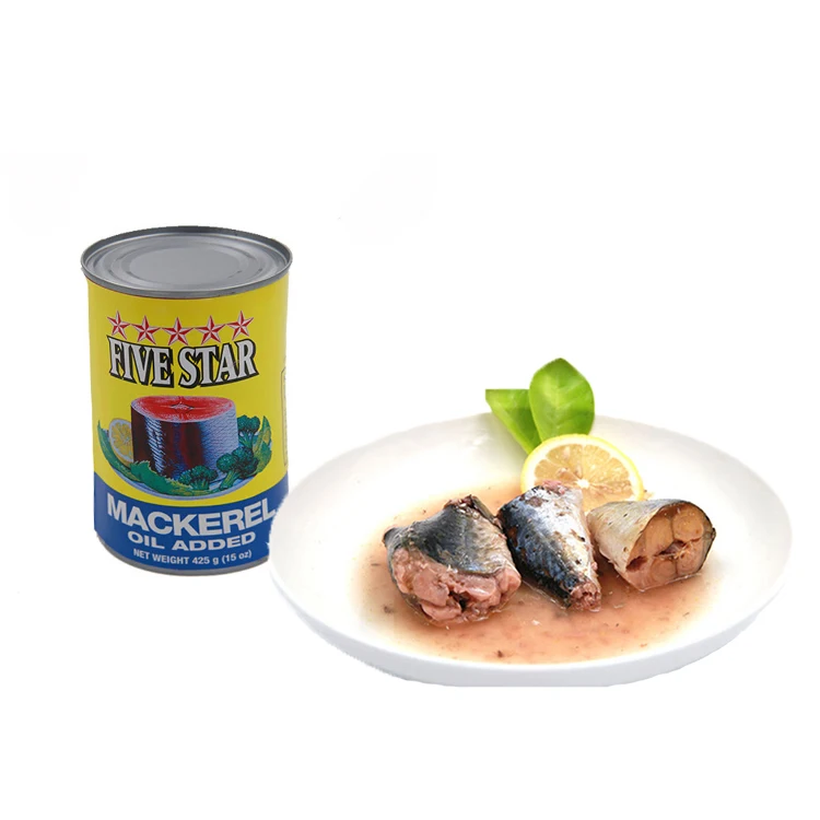 425g Canned Mackerel Wholesale Canned Mackerel In Brine Buy Canned