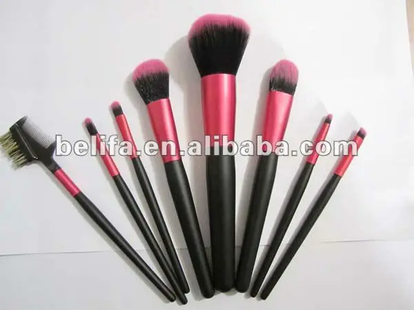 Red Cosmetic Makeup Brush Sets Free Sample