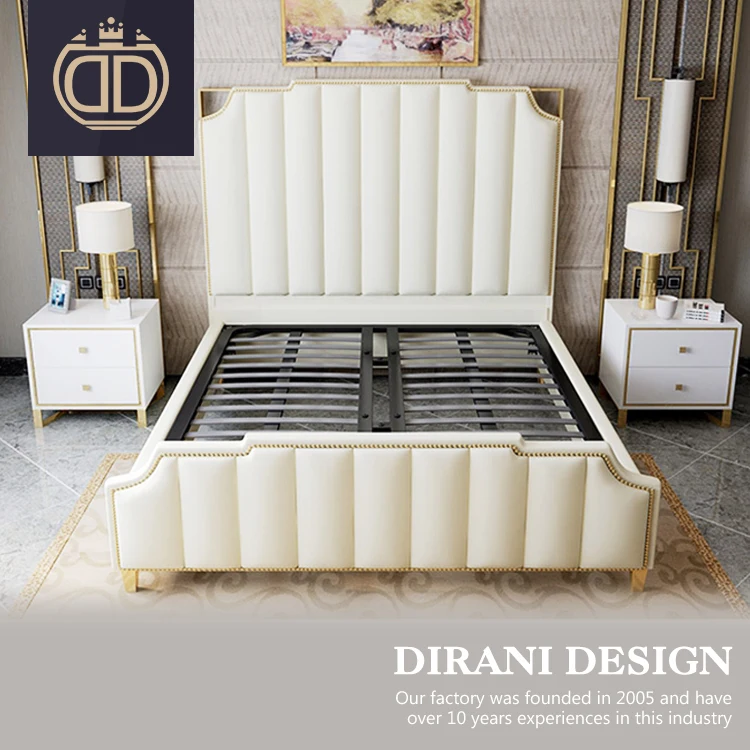 
European modern luxury king size sleeping bed bedroom furniture set queen size double bed design furniture set 