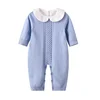Newborn baby bodysuit organic cotton plain baby romper winter overalls for baby
