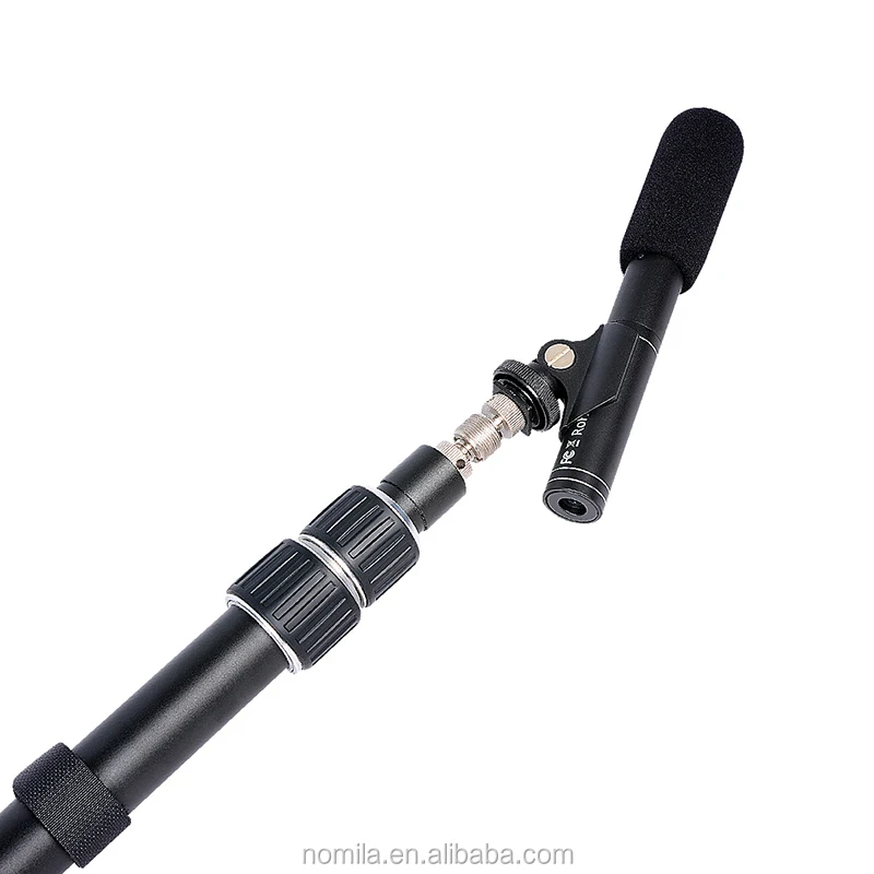Hot Selling Photo Studio 2.5m Telescoping Fiber Microphone Booms Pole