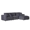 Modern Fabric L Shaped Sofa Modular Sectional Sofa For Living Room Furniture