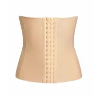 

New 16 Steel Boned 3 Hooks Nylon Slimming Girdle Nude Waist Training Corsets Wholesale