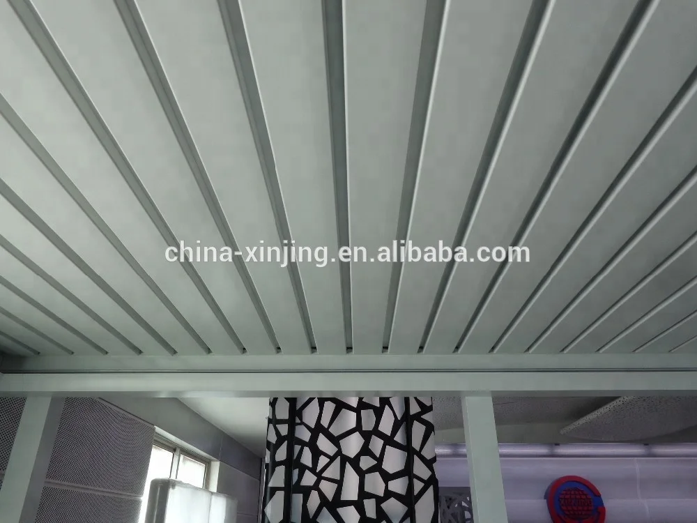 
Adjustable Motorized Aluminum Pergola Louvre Roof Systems 