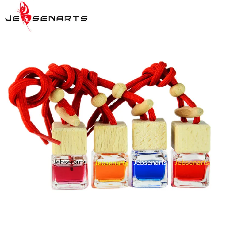 Wooden Car Diffuser Bottle Wood Car Perfume Hanging Car Scent Fragrance