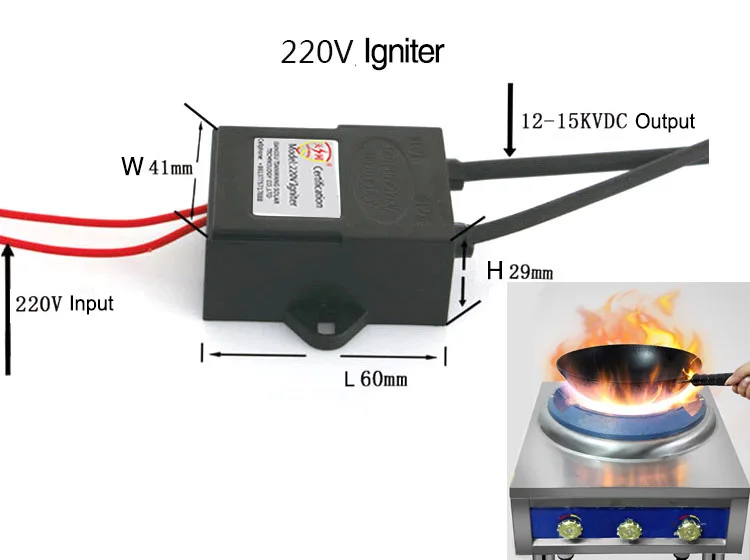 220v high voltage transformer Electric Gas Grill Ignitor pulse igniter