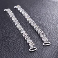 

Swimwear Accessories Silver Crystal Rhinestone Connector For Bikini