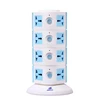 250V 4 layers vertical secure power sockets