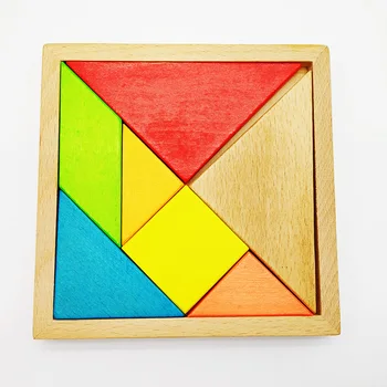 tangram de madera