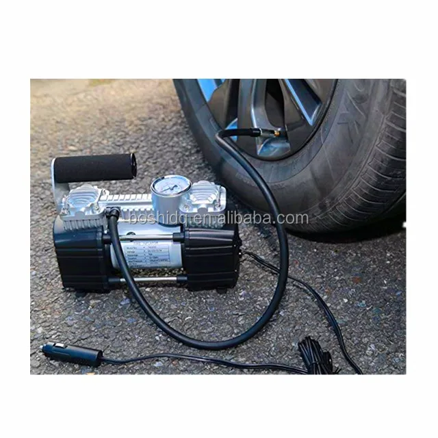 12v Air Pump For Car Tyres 150psi Pressure Gauge Air Pump Double