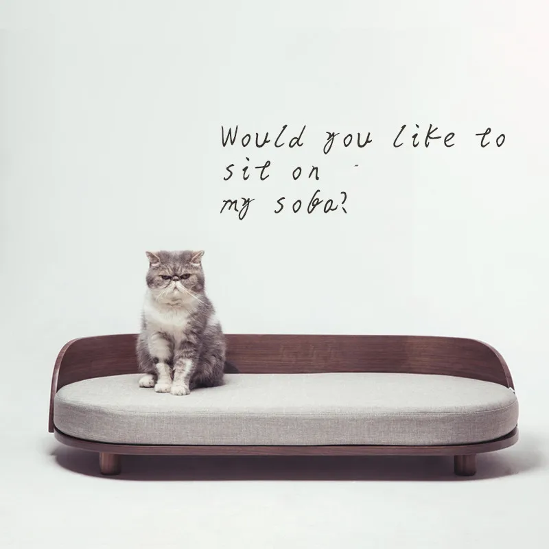 

Pet furniture dog sofa pad solid wood sofa in  dog supplies
