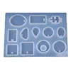 DIY Silicone Mold Crystal Jewelry Pendant Necklace Resin Mould Craft Making Tool Water Drop Epoxy Fondant Gemstone