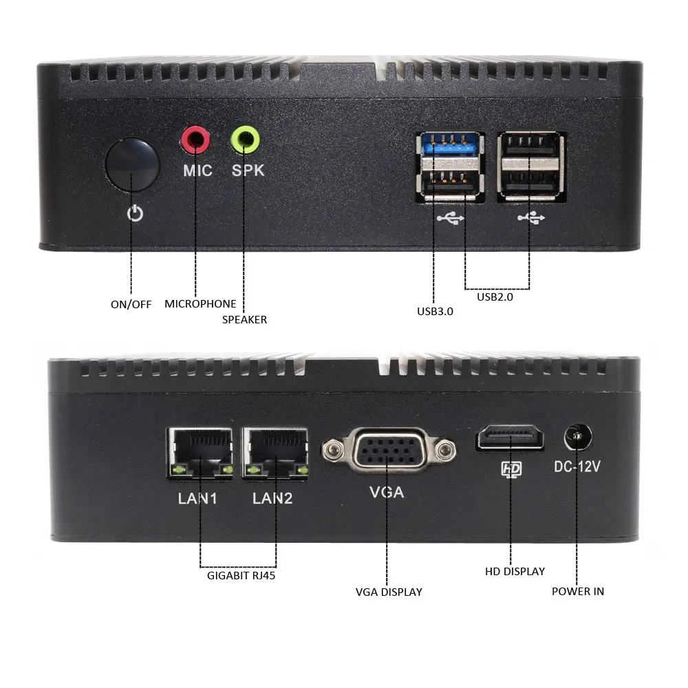 EGLOBAL linux pc J1900 with 2