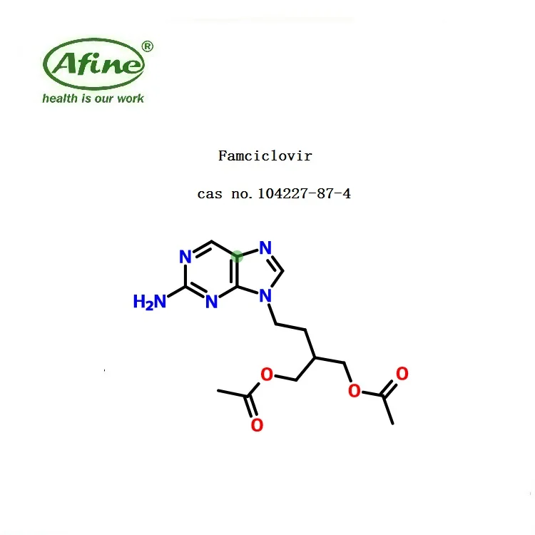 
pharmaceutical ingredient Famciclovir Powder CAS 104227-87-4 