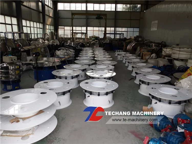 China supplier rotating vibro sieve / organic fertilizer sieve machine