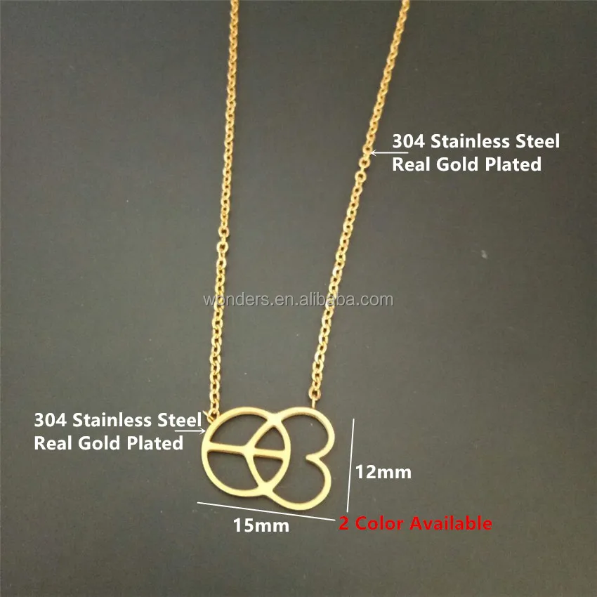 

Mothers Day Gifts Forever In My Heart Peace Jewelry Mom Necklace