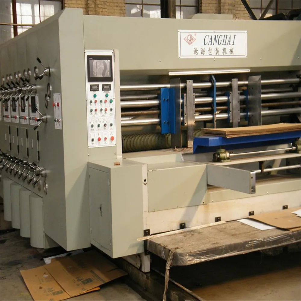 cardboard box printing machine