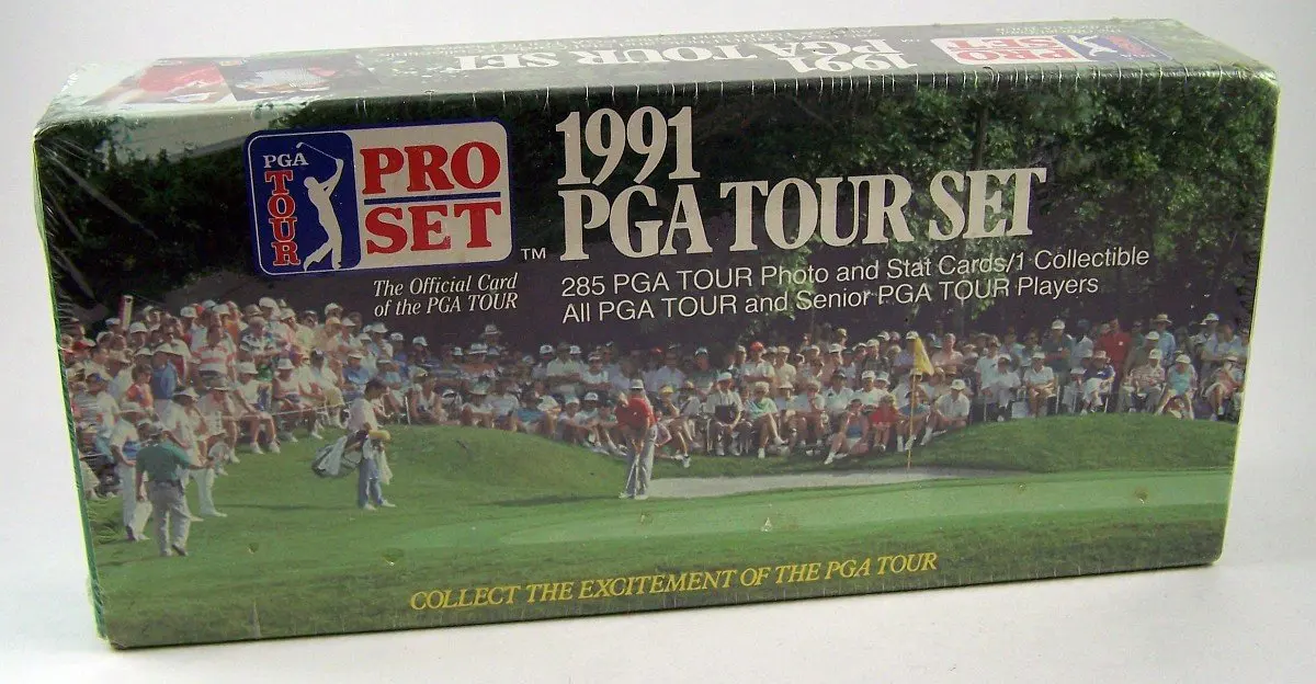 Buy 1991 PGA Tour Set -285 PGA Tour Photo and Stat Cards by Pro Set in