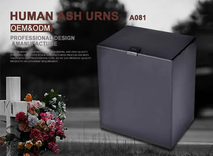 High Quality Cremation Plastic Container Box Human Funeral Supplies Box