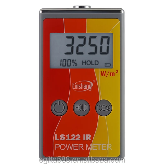 

LS122 Linshang Handheld IR Power Meter Test Infrared Intensity Luminance with IR Rejection Heat Insulation Rate from 1000-1700nm