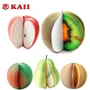 3D Orange Shape Fruit Shape Paper Cube Sticky Note Manufacturer In Shenzhen China