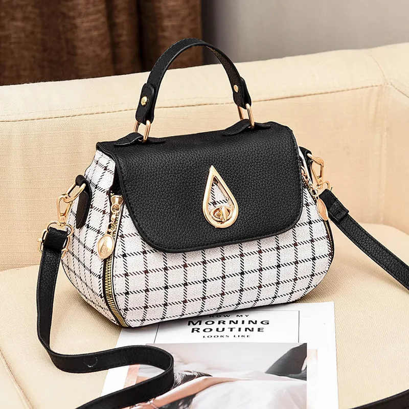 

Wholesale manufacturers ladies fancy female leather latest leather handbags for women, Brown,black,red