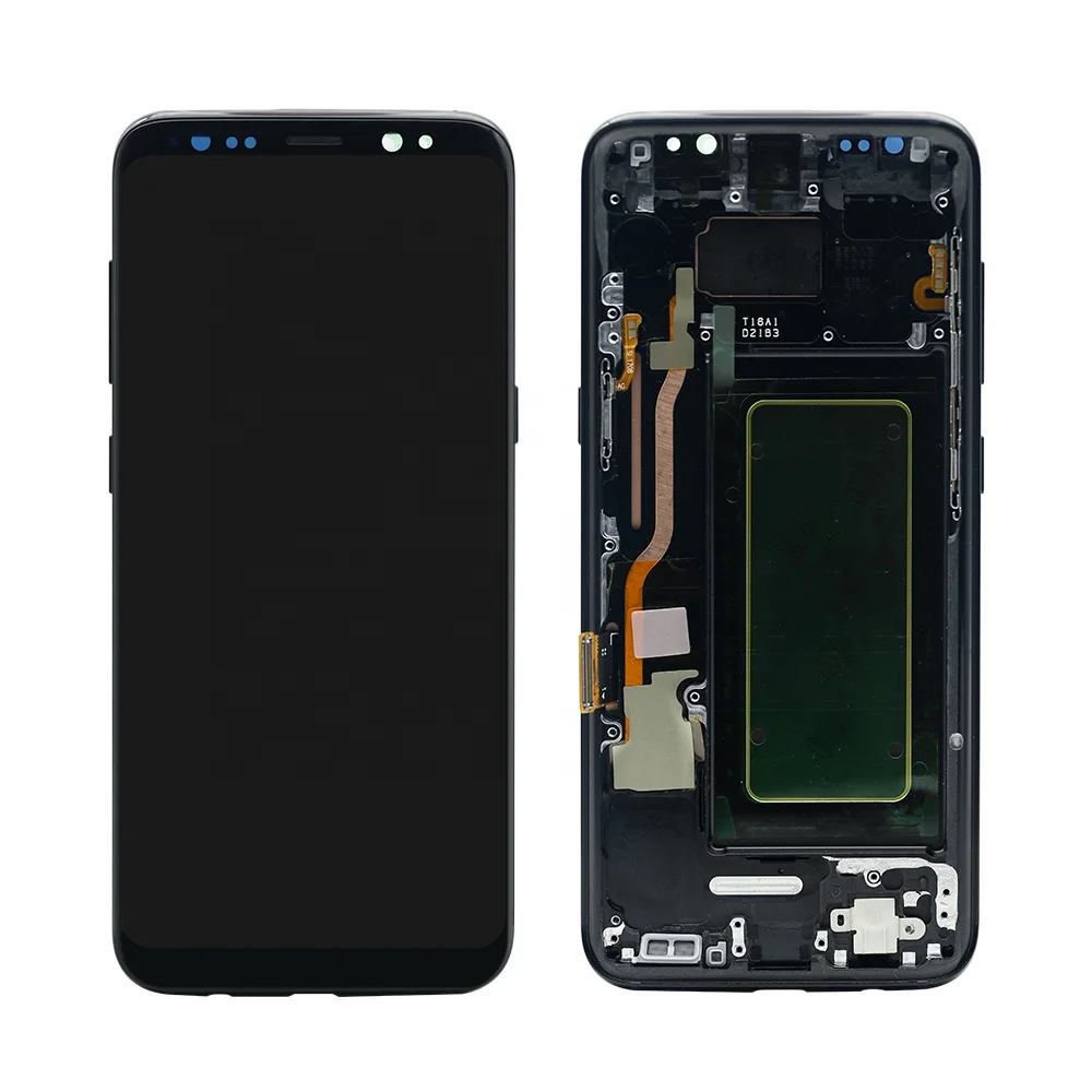 

Refurbished Lcd For Samsung Galaxy S8 Lcd Touch Screen Digitizer Assembly Replacement Repair, White;black