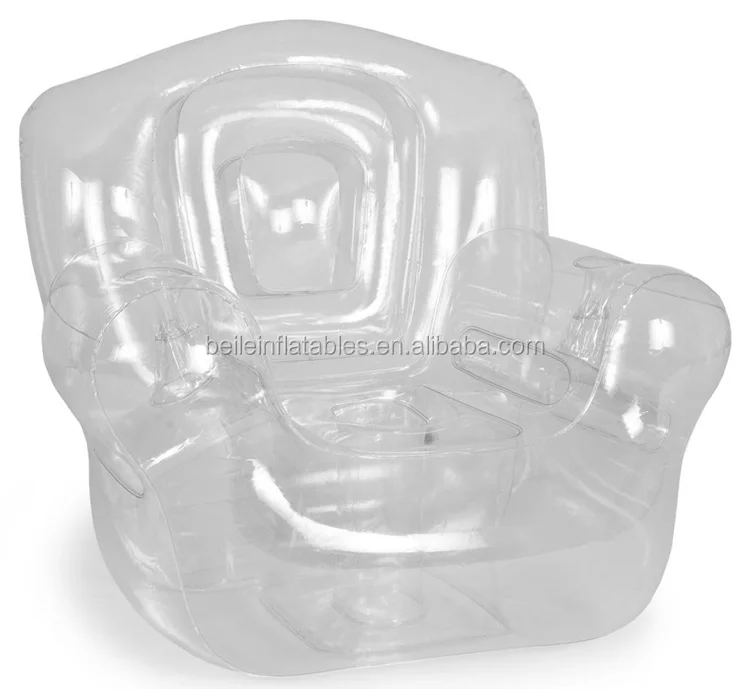 
Commercial customized transparent inflatable sofa for sale 