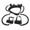 2019 ODM/OEM Jump Training Latex Elastic Bands Tubes Expander With Safety Nylon Cover Resistance Bands Set Leg Agility Training