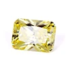 Hight Quality Yellow Octangle Shape 7*9-10*14mm Cubic Zirconia Loose Stone For Jewelry Making