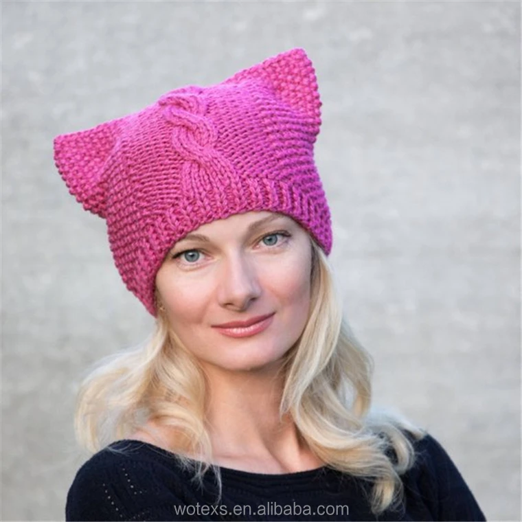 hand knitted ladies hats