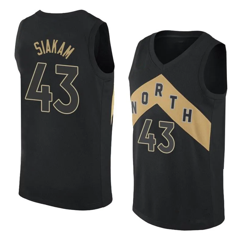 

43 Pascal Siakam Jersey Mens 2019 Embroidery Basketball Jerseys High quality