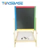 Wooden Puzzle Raised And Lowered 2 In 1 Learning Writing Easel White Board | Montessori Toys