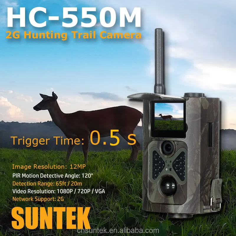
Wholesale Suntek 12MP MMS/GSM/GPRS/E mail SMS Command Night Vision Hunting Camera HC550M 