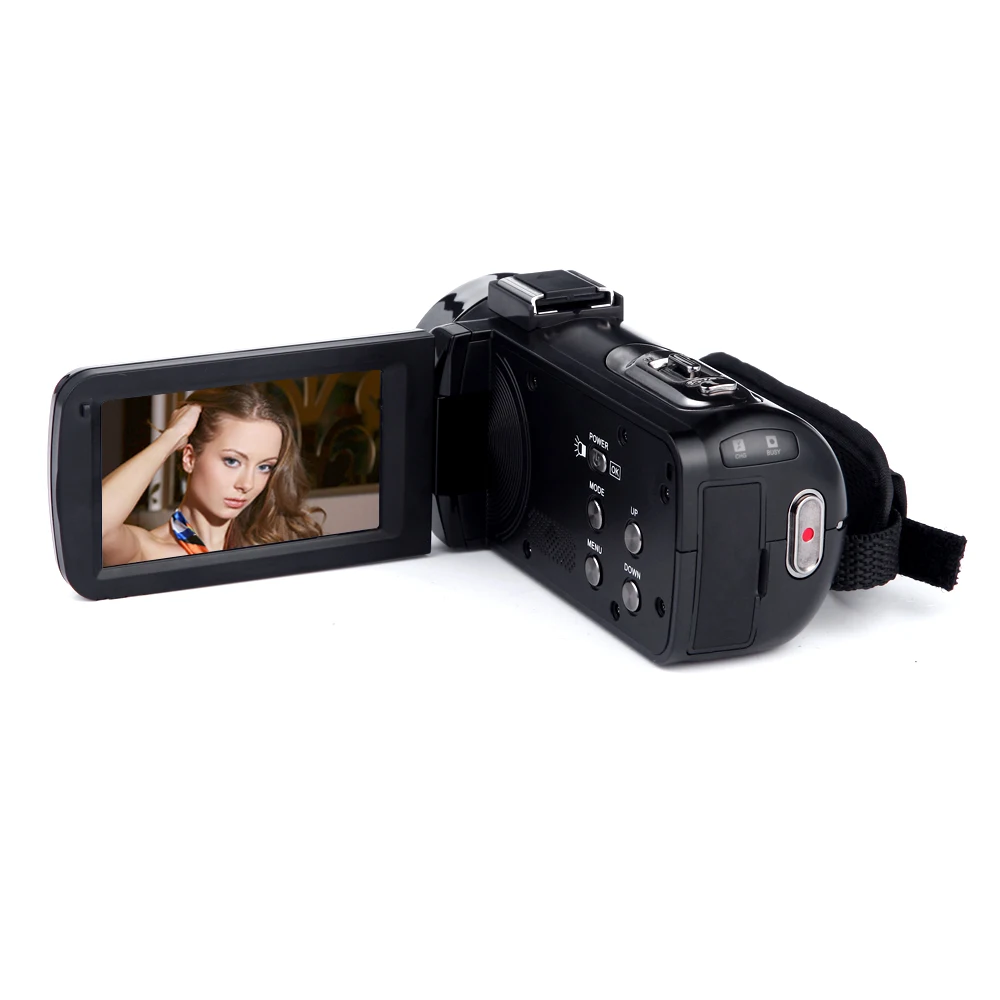

New hot sale Digital Camcorders Full HD 1080P 30FPS 24MP Video Camera 16X Digital Zoom ir digital ccd video camera, Black