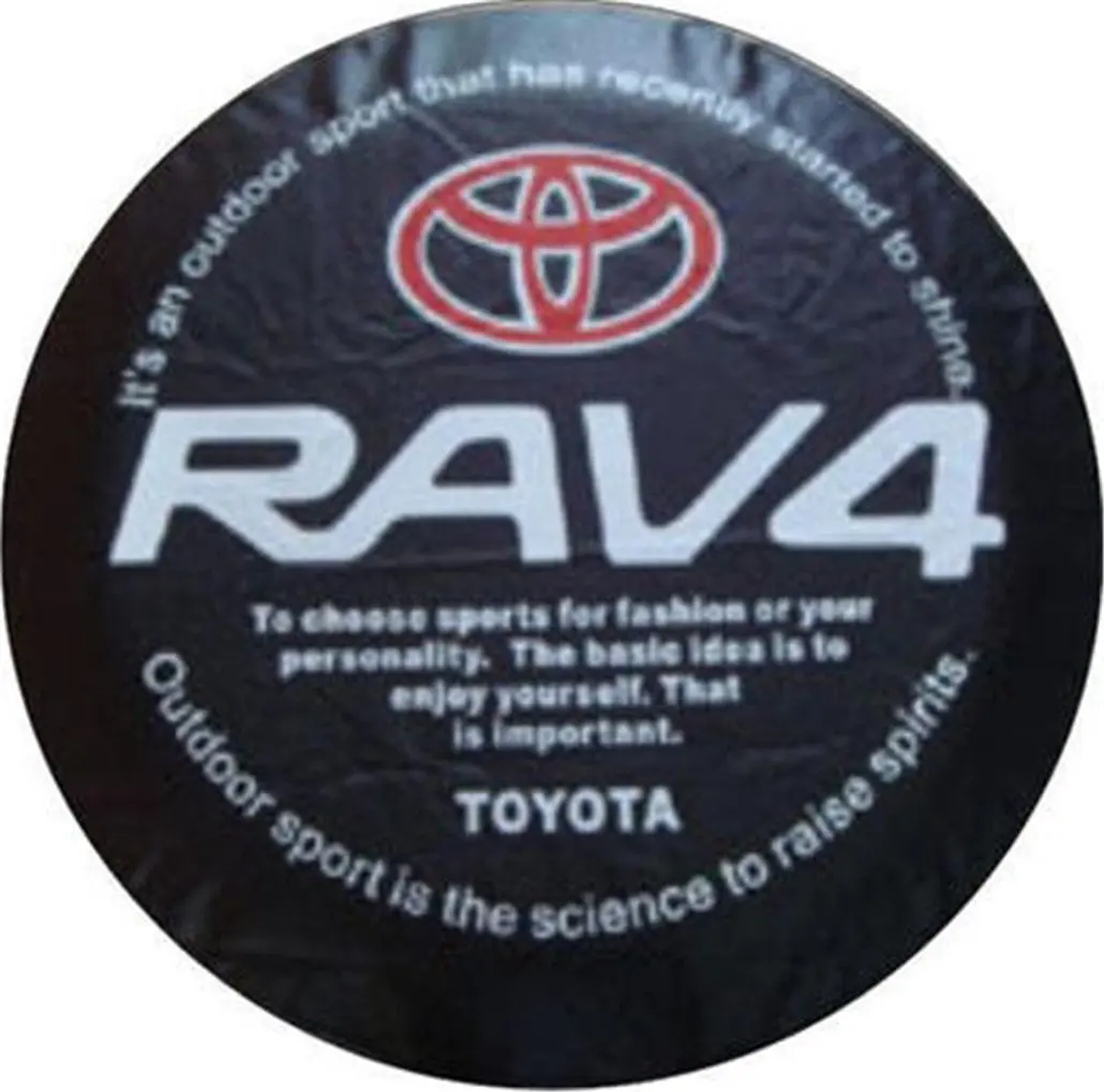 Buy Red Toyota Logo Car Spare Wheel Cover Spare Tire Cover 16 Inch For Toyota Rav4 In Cheap Price On Alibaba Com