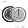 80mm Radio Controlled Round Metal Insert Wall Clock