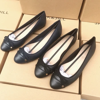 womens black ballerina flats