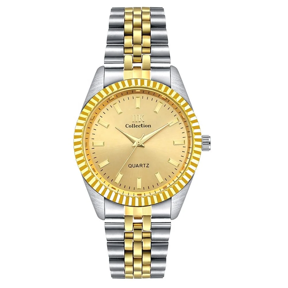 

Brand Watch IIK COLLECTION Classic Stainless Steel Quartz 3Atm Gold Wristwatch