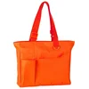Custom Super Function 600D Polyester Tote Bag Black Orange Green Color Tote Bag Daily Use