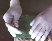 PU Palm / Finger Coatted Nylon Gloves