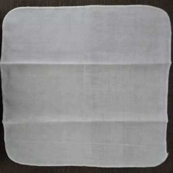 

100% Cotton Gauze Towel Face Muslin Cloth 2 Layers 30cm x 30cm Women Muslin white Face towel