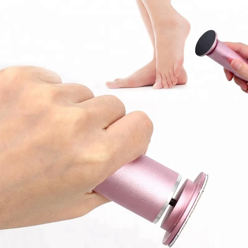 

Electric pedicure shaver machine for foot dead skin remover, Pink/black/silver
