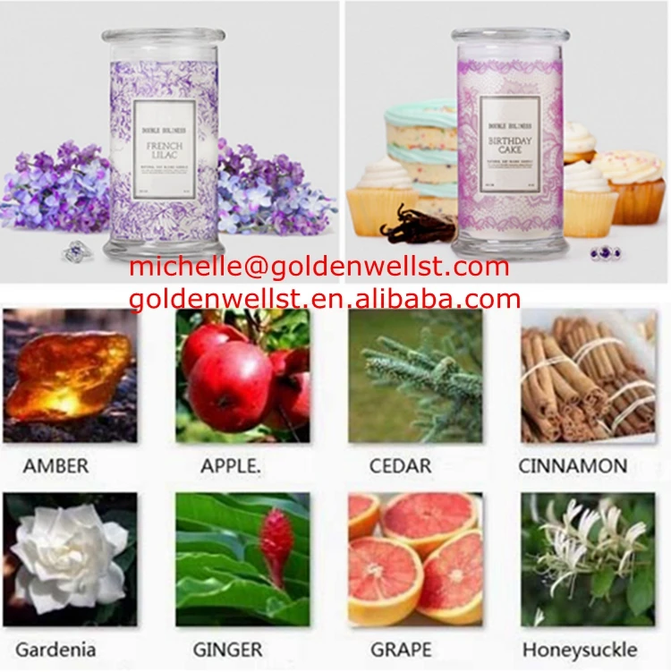 Elegant Jewelry Secret and Highly Scented Soy Candles in Glass Candle Holder